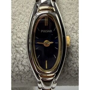 Pulsar V220-X017 New Battery Ladies‎ Watch 12MM 7" Blue Dial